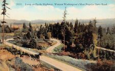 Pacific Coast Highway Loop Western Washington Scenic Route View Vtg Postcard B66 picture