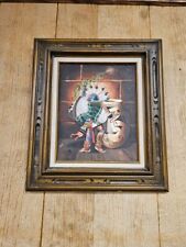 Original Richard Hacker Native American Oil Painting Dance of the Silent Warrior picture