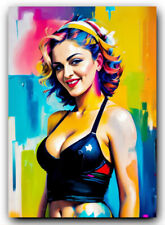 Madonna Sketch Card Print - Exclusive Art Trading Card #1 picture