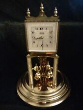 Vintage Kundo 400 Day Anniversary Clock WORKING,Key, Glass Dome picture