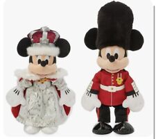 Disney Parks Minnie Royal Queen & Mickey Mouse Guard Plush Set UK London Epcot  picture