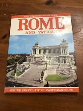 Rome and Vatican Sistine Chapel Tivoli Castelgandolfo Guide Book in English 1987 picture