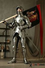 Knight Wearable Suit Of Armor Halloween Armor Crusader Gothic Full Body helmet picture