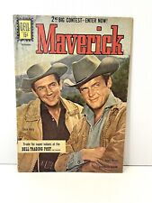 Maverick Comic Book 1961 Number 17 Dell TV Western, Roger Moore, Jack Kelly READ picture