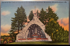 Vintage Postcard 1953 Shrine Our Lady of Lourdes, Kennebunkport, Maine (ME) picture