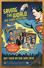 2006 Superman TV Series DVDs Print Ad/Poster Superboy Lois & Clark George Reeves picture