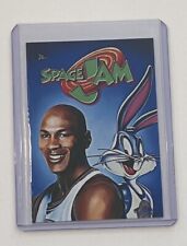 Space Jam Limited Edition Artist Signed Michael Jordan & Bugs Bunny Card 3/10 picture