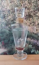 Vintage Collage by Adele Simpson perfume bottle.  Empty with glass stopper  4.5