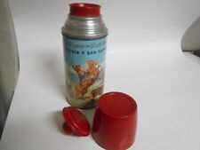 Vintage Roy Rogers and Dale Evans Double R Bar Ranch Metal Thermos picture