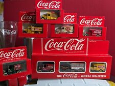 Coca-Cola brand diecast metal toy vehicles lot distributed by Hartoy. Lledo US picture