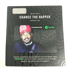 Starbucks Card CHANCE THE RAPPER Limited Edition Spotify picture
