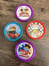 Collectible Legoland California 25th Birthday Irridescent Pop Badges picture