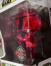 FUNKO • Star Wars • BOBA FETT  • Special Edition Red Chrome • w/Pro • Ships Free picture