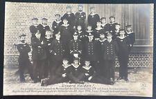 Mint Germany Real Picture Postcard German U Boat Submarine U9 Crew & Captain picture