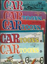 CARtoons magazine 5 issue lot / UNLIMITED SHIPPING $4.99 picture