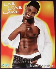 Usher Bare Chest 3 POSTERS Centerfold Lot 145A Chad Michael Murray on back picture