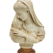 Vintage Marwal Statue Bust Madonna Mary Child Baby Jesus Motherhood Catholic 15