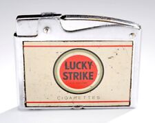 VINTAGE MCM 1950's LUCKY STRIKE SLIM CIGARETTE LIGHTER - MID CENTURY MODERN picture