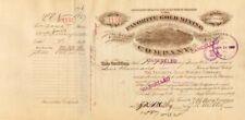 Favorite Gold Mining Co. - Stock Certificate - Mining Stocks picture