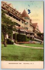 1934 CALDWELL NEW JERSEY*NJ*MONOMONOCK INN*CENTURY OF PROGRESS STAMP*ALBERTYPE picture