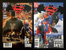 SUPERMAN/BATMAN #8, 9 Newsstand Lot 1st New Supergirl Kara Zor-El DC 2004 picture