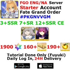 [ENG/NA][INST] FGO / Fate Grand Order Starter Account 3+SSR 160+Tix 1930+SQ picture