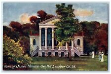 c1940s Home Of James Monroe Oak Hill Loudoun County Virginia VA Oilette Postcard picture