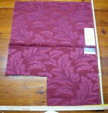 27J Scalamandre Fonthill Damasco Acanto Red Foliage Square  MSRP$224/Y picture