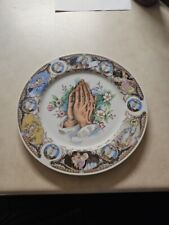 Vintage Praying Hands Religious Plate picture