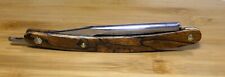 JAQUES LECOULTRE FINE SWISS STRAIGHT RAZOR- LATE 1800- RESTORED - CUSTOM SCALES picture