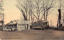 J86/ Caldwell New Jersey Postcard c1910 Trolley Depot Station 278 picture