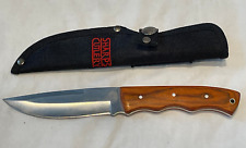 SHARPS CUTLERY FIXED BLADE FULL TANG HUNTING KNIFE WITH SHEATH 9