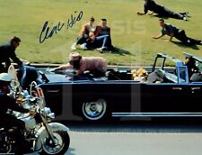 1963 PRESIDENT JFK JOHN KENNEDY CLINT HILL SIGNED SIGNATURE 8.5X11 PHOTO OSWALD picture