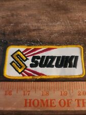 Vintage Suzuki Sew On Embroidered Patch 4.75