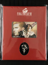 Final Fantasy VIII Squall Seifer Phone Card & Sleeping Lion Heart Pin Square picture