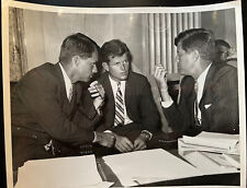 Original 1960's Vintage John F. Kennedy JFK RFK Press Release Photo / Scarce picture