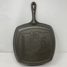 RARE Vintage Cast Iron Skillet Pan Commemorative Jones Dairy Farm 10 1/2