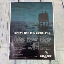 Vintage 1983 Gore-Tex Fabrics Print Ad Magazine Advertisement Waterfowl hunting picture