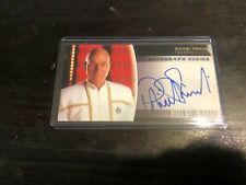 STAR TREK INSURRECTION A-1 PATRICK STEWART as PICARD AUTOGRAPH CARD IN SLEEVE picture