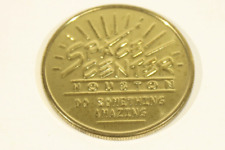 Space Center Houston Gold Coin Souvenir Collectible 