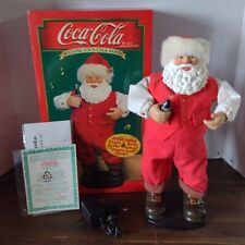 Rocking Coca-Cola Santa 1999 Animated Sways to Jingle Bell Rock Original Box picture