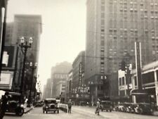 (AmB) FOUND PHOTO Photograph Early 1931 Cleveland Ohio Street Scene Horace Heidt picture