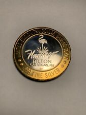 Flamingo Hilton $10 Gaming Coin Token 1946 Las Vegas NV .999 Fine Silver picture