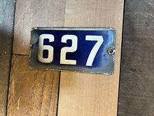 ANTIQUE PORCELAIN STREET / HOUSE NUMBER SIGN picture