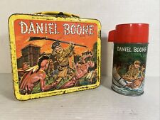 VINTAGE DANIEL BOONE LUNCHBOX AND THERMOS 1955 Aladdin Industries Nashville picture