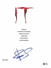 BILL SKARSGARD SIGNED STEPHEN KING IT FULL SCRIPT SCREENPLAY AUTHENTIC AUTO BAS picture