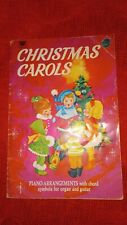 CHRISTMAS CAROLS SONGBOOK SHEET MUSIC LYRICS 1957 WHITMAN #2979 ILLUSTRATED picture