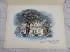 1966 White House Christmas Card Print Envelop President Lyndon Lady Bird Johnson picture