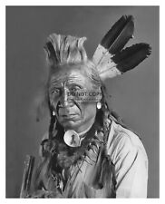 CHIEF WEASEL TAIL BLACKFOOT NATIVE AMERICAN MAN 8X10 PHOTO picture