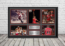 Michael Jordan Chicago Bulls NBA Signed Photo Autographed Poster  Memorabilia picture